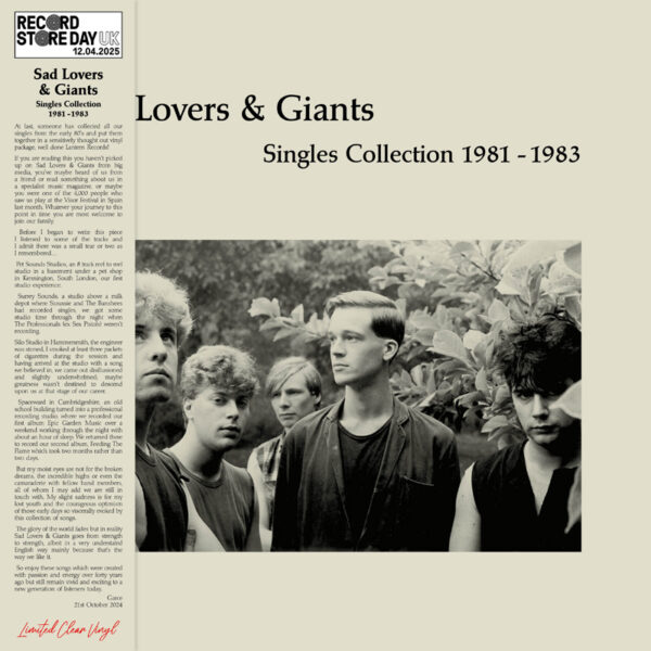 Sad Lovers and Giants - Singles Collection 1981-1983